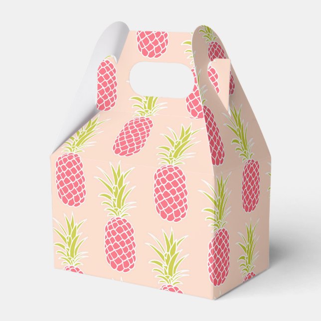 Ananas-Muster Geschenkschachtel (Vorderseite)