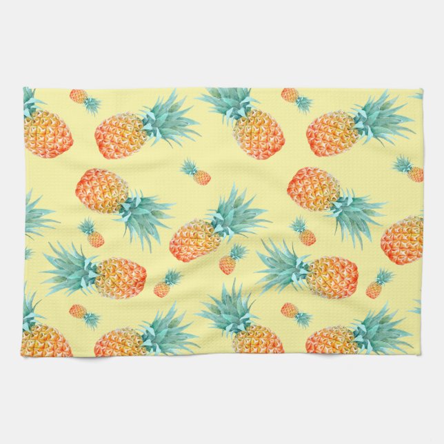 Ananas-Muster Geschirrtuch (Horizontal)