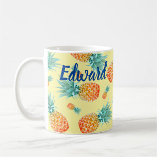 Ananas-Muster Kaffeetasse
