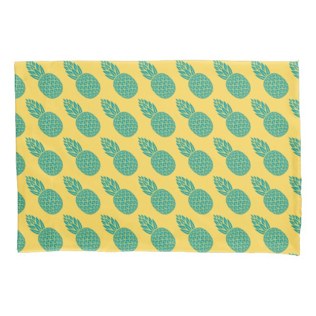 Ananas-Muster Kissenbezug (Vorderseite-Links)