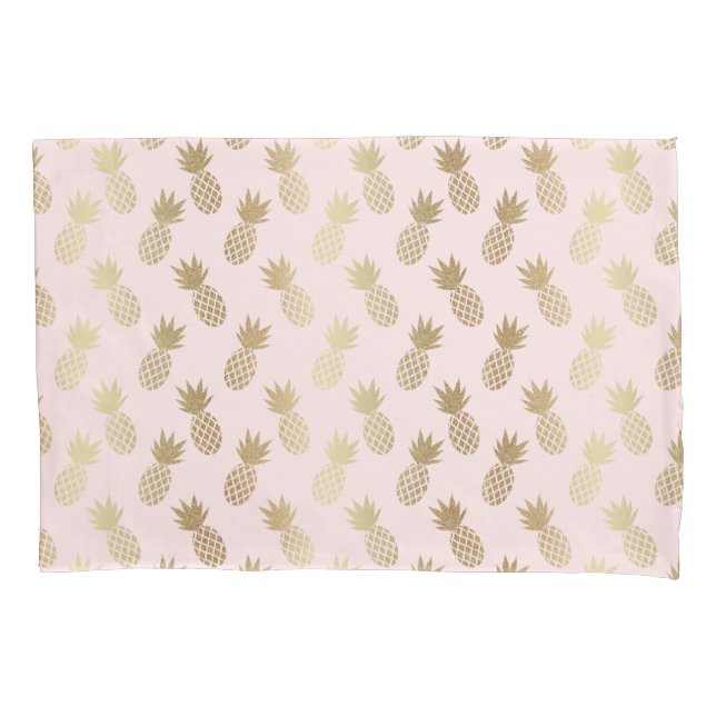 Ananas-Muster Kissenbezug (Vorderseite-Links)