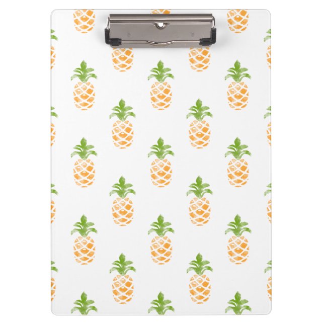Ananas-Muster Klemmbrett (Vorderseite)
