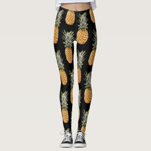 Ananas-Muster Leggings
