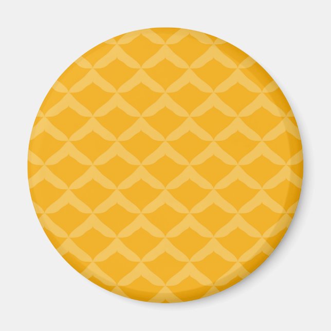 Ananas-Muster Magnet (Vorne)