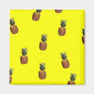 Ananas-Muster Magnet