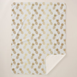 Ananas-Muster Sherpadecke