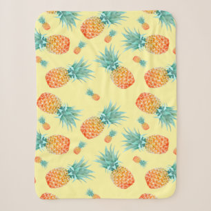 Ananas-Muster Sherpadecke