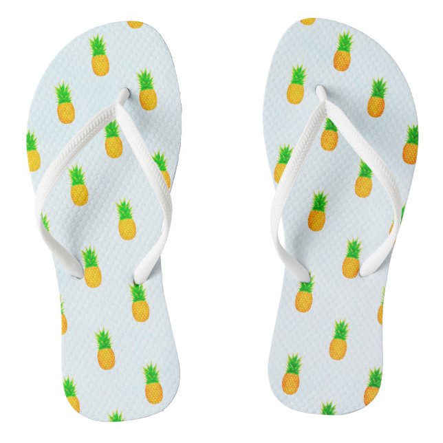 Ananas Muster Sommerflippenstuppen Flip Flops (Fußbett)