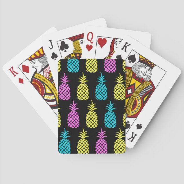 Ananas-Muster Spielkarten (Rückseite)