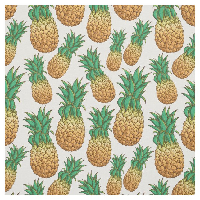 Ananas Muster Stoff (Muster)