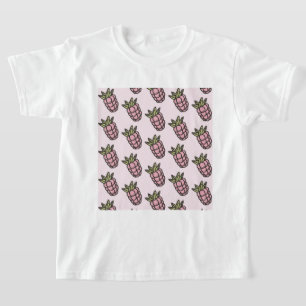Ananas Muster Y2K Retro Funky T-Shirt