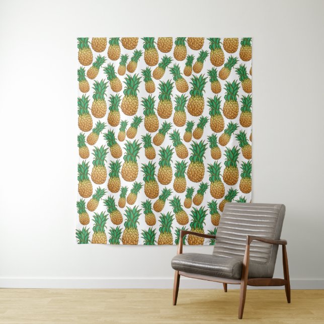 Ananas Mustertapestes Wandteppich (Beispiel)