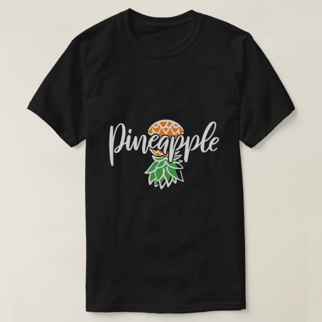 Ananas nach oben 3 T-Shirt (Design vorne)