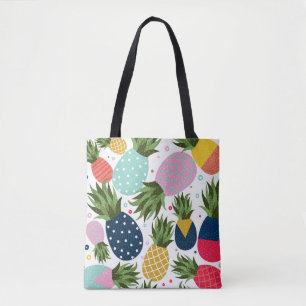 Ananas nahtlose Musterillustrierung, farbig