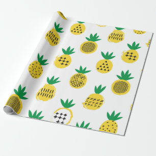 Ananas nahtloses Muster. Kinderdesign. Geschenkpapier
