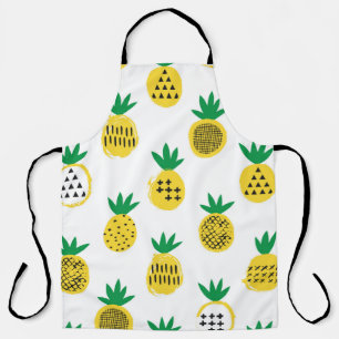 Ananas nahtloses Muster. Kinderdesign.  Schürze