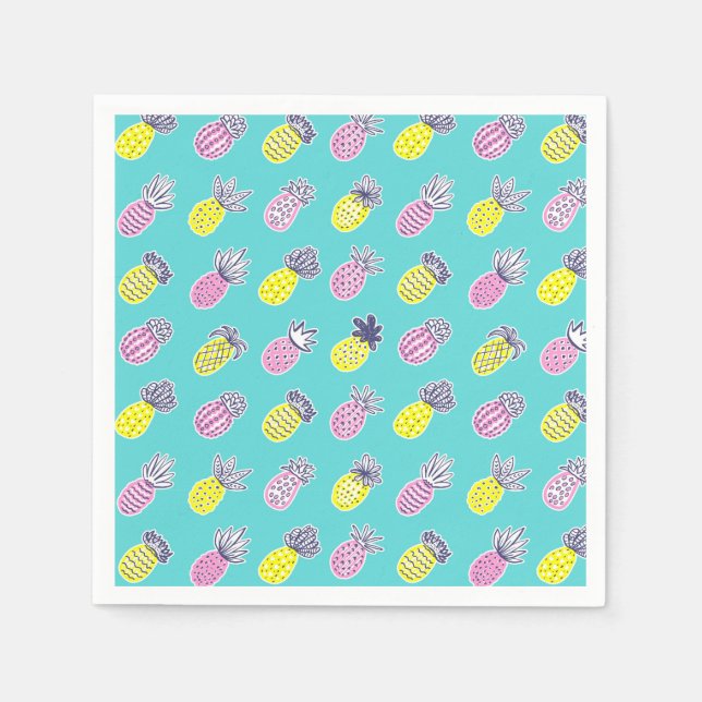 Ananas Napkins Serviette (Vorderseite)