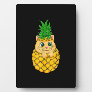 Ananas Niedlich Cat Lover Sommerfruchtgeschenk Fotoplatte