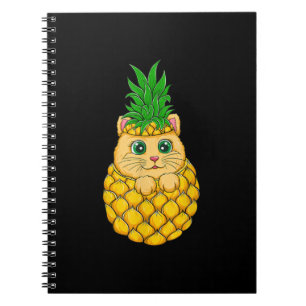 Ananas Niedlich Cat Lover Sommerfruchtgeschenk Notizblock