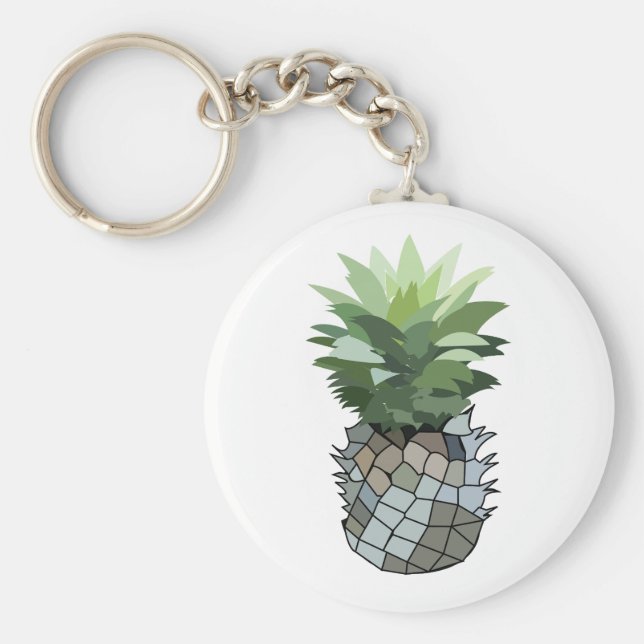 Ananas Niedliche Ananas Schlüsselanhänger (Vorne)