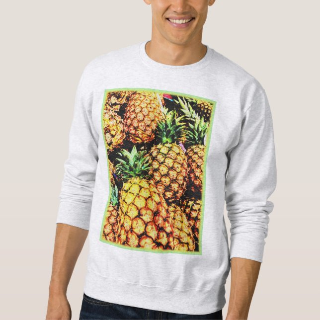 "Ananas" Niedliches Foto. Jetzt kaufen Sweatshirt (Vorderseite)