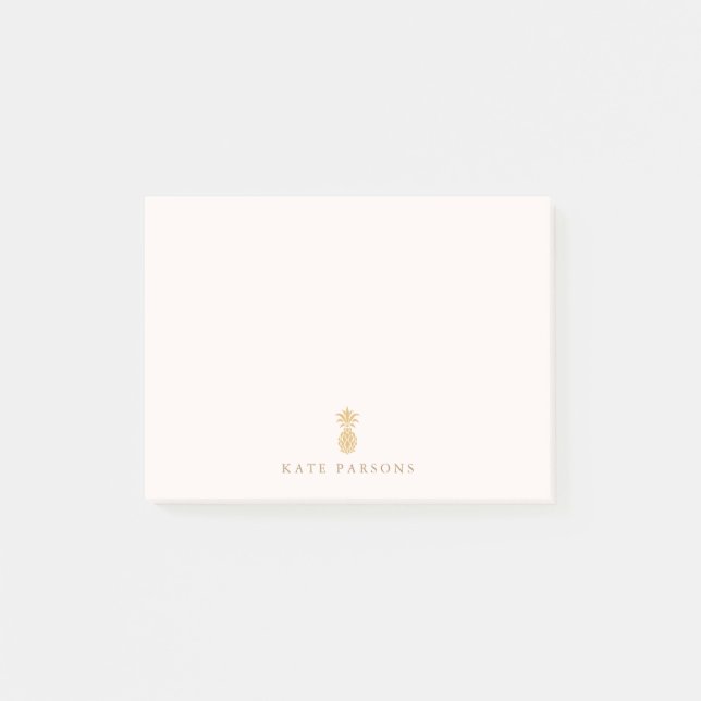 Ananas Notepad Post-it Klebezettel (Vorderseite)