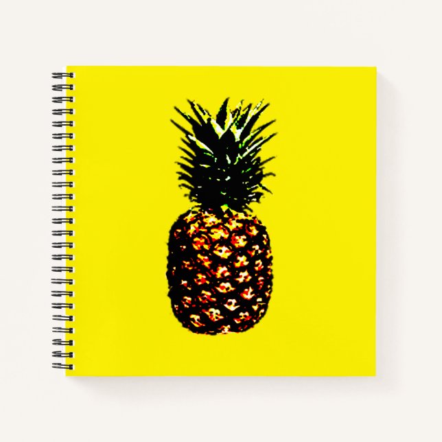 Ananas Notizbuch (Vorderseite)