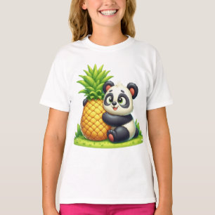 Ananas-Panda-Liebe T-Shirt