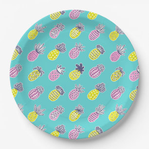 Ananas-Papierplatte Pappteller