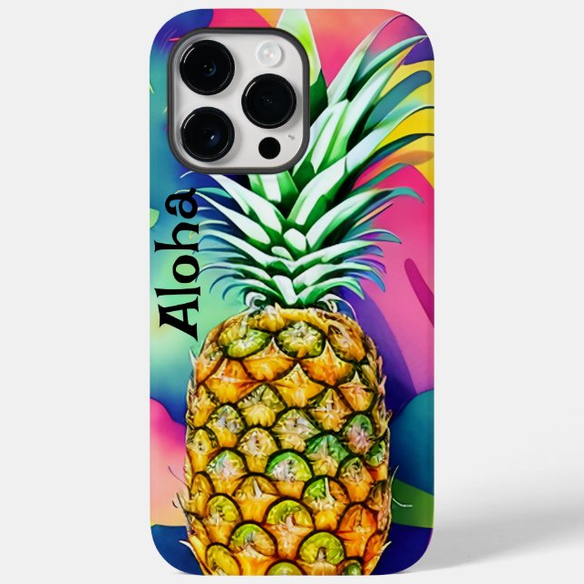 Ananas-Paradies Case-Mate iPhone Hülle (Rückseite)