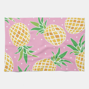 Ananas-Paradies: tropisches Muster Geschirrtuch