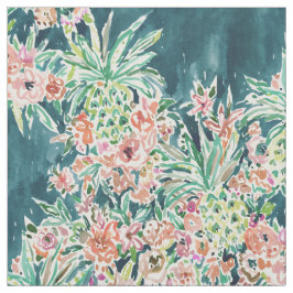 ANANAS-PARTY üppiges tropisches Boho mit Blumen Stoff