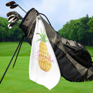 Ananas Personalisiert Golfhandtuch