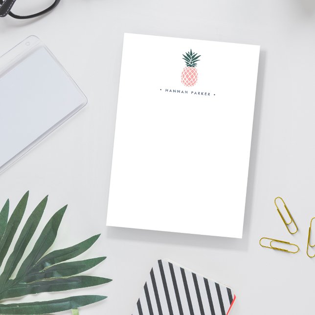 Ananas | PERSONALISIERT Post-it Klebezettel (Von Creator hochgeladen)