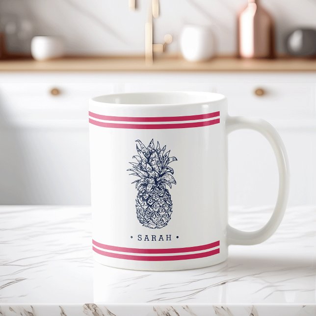 Ananas | PERSONALISIERT Tasse (Von Creator hochgeladen)