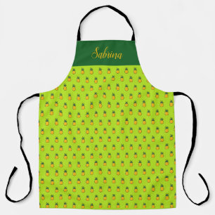 Ananas Personalisierte Tropische Luau-Küchenschürz Schürze