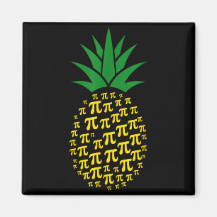 Ananas Pi Tag Mathelehrer Pi Symbol Nerd Liebhaber Magnet