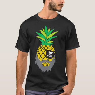 Ananas Piratenaugenpflaster lustige Billardsmänne T-Shirt