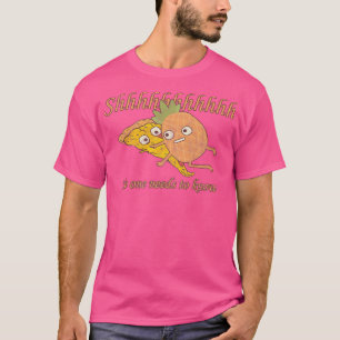 Ananas Pizza Ananas Hawaiianische Pizzafreunde T-Shirt