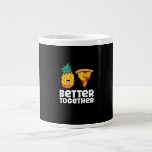 Ananas-Pizza-Better-Together-Spaßiges-Essensdesign Jumbo-Tasse