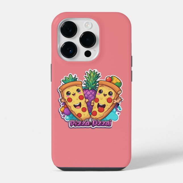 Ananas-Pizza Lustig  iPhone Hülle (Rückseite)