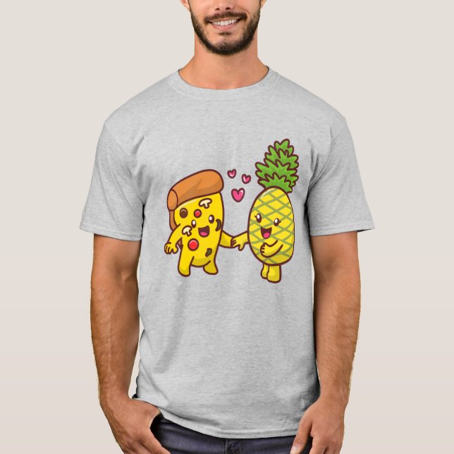 Ananas pizza mens" T-Shirt (Vorderseite)