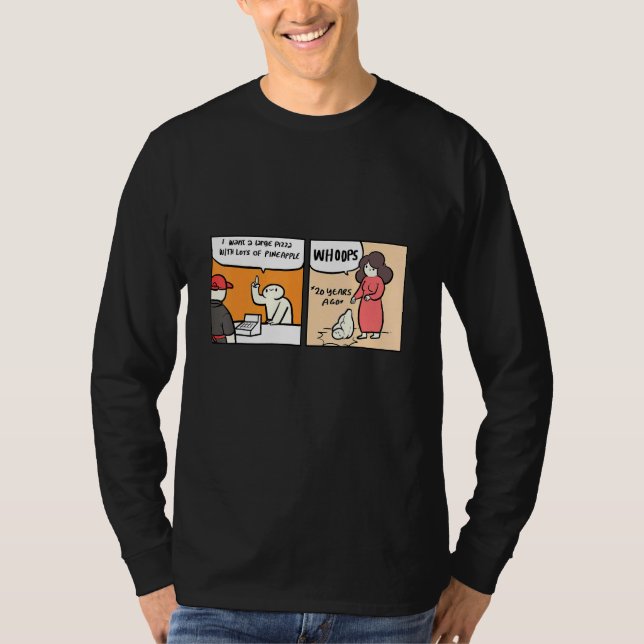 Ananas Pizza Pizza T-Shirt (Vorderseite)