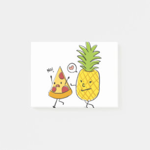Ananas-Pizza Post-it Klebezettel