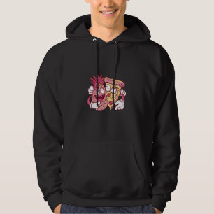 Ananas-Pizza Verrückte Kalorien Meme Funky Seltsam Hoodie