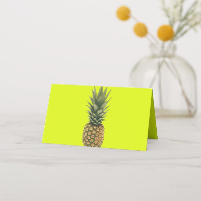 Ananas Platzkarte (Vorderseite)