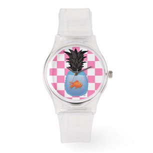 Ananas Poisson 2 Armbanduhr