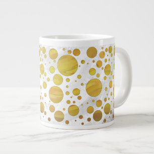 Ananas Polka Dot Pattern Jumbo-Tasse
