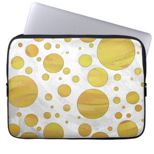 Ananas Polka Dot Pattern Laptopschutzhülle
