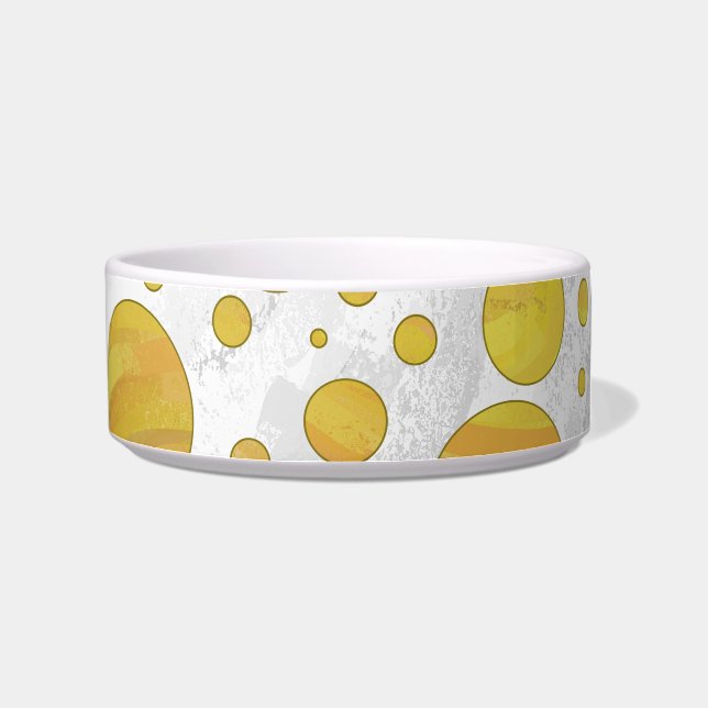 Ananas Polka Dot Pattern Napf (Rechts)